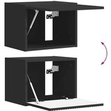 vidaXL TV stenska omara Črna 60 x 31 x 29.5 cm Konstruiran les | Shoptok.si