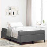 vidaXL Krevet s opruga kutije Tamno siva, Crna 120 x 190 cm | shoptok.hr