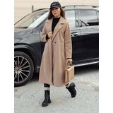 DStreet Płaszcz damski oversize MANTOVA długi kamelowy | shoptok.hr