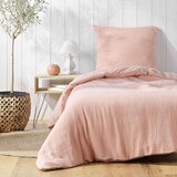 Douceur d intérieur Ružičasta posteljina za krevet za jednu osobu od muslina 140x200 cm Angelia – | shoptok.hr