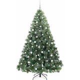  Umjetno božićno drvce s stalakom Zelena 210 cm PE i PVC | shoptok.hr