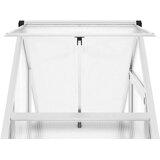  Staklenik s okvirom srebrni 169 x 58 x 195 cm aluminijski | shoptok.hr