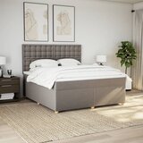  Krevet s oprugama i madracem smeđesivi 180x200 cm tkanina | shoptok.hr