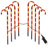 springos LED božićni štapići bomboni 72 cm, 8 kom, toplo bijeli | shoptok.hr
