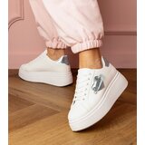 Gemre White sneakers with a blue heart and rhinestones Lerisol | Shoptok.si