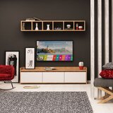 Woody Fashion TV komoda hrast-bijela Cijene