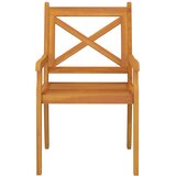  5-dijelni vrtni blagovaonski set od masivnog bagremovog drva | shoptok.hr