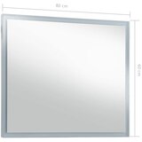  Kupaonsko LED zidno ogledalo 80 x 60 cm | shoptok.hr