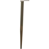  konzolna miza noge stožčasta oblika 4kosi naravno jeklo 72-73cm | Shoptok.si