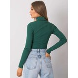 RUE PARIS Blouse-RV-BZ-7182.01P-dark green | Shoptok.si