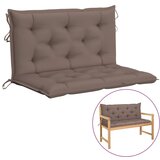 vidaXL Blazina za gugalni stol taupe 100 cm blago Cene