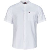 Tommy Jeans Srajce s kratkimi rokavi TJM REG MAO LINEN BLEND SS SHIRT Bela Cene