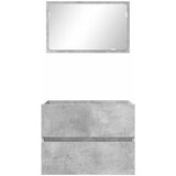  Set namještaja za kupaonicu Betonski sivi 60 x 38,3 x 45 cm | Eponuda.com