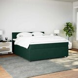  Krevet s oprugama i madracem tamnozeleni 180x200 cm baršunasti | shoptok.hr