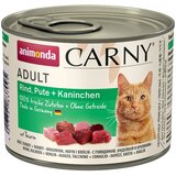 Animonda Carny Adult 6 x 200 g - Govedina, puran & zajec Cene