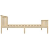  Okvir kreveta prirodna boja od masivne borovine 100 x 200 cm | shoptok.hr
