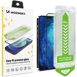 Wozinsky 9H kaljeno steklo z montažnim okvirjem za iPhone 15 Pro Max Premium Glass, črno, (21521856) | Shoptok.si