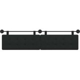  Držeće uzglavlje Zidne Crna 210 x 55 x 5 cm tkanina - Crna 200 cm bez LED | shoptok.hr