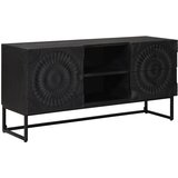 TV ormar s ladicama s policom s pohranom Crna 105 x 30 x 54 cm | Eponuda.com