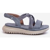 EVENTO PE1 Light Women's Comfortable Velcro Sandals Blue Ceclea | Eponuda.ba