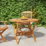 Sklopivi vrtni stol 90 x 75 cm od masivnog bagremovog drva