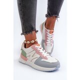 FB2 Women's Sneakers Made of Eco Leather Multicolor Kaimans Cene