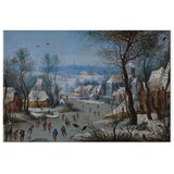  XXL slika - Pieter Brueghel the Younger – Winter Games 240x160 | shoptok.hr