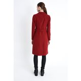 Dewberry Z6613 LADIES' COAT-BURGUNDY | shoptok.hr