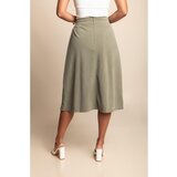 Fenzy Midi Suknja, Maslinasta | shoptok.hr