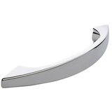 SIRO Pohištveni ročaj (Vrsta pohištvenega ročaja: Obešalnik, Do x Š x V: 102 x 11 x 19 mm, Jeklo, Srebrna) | Shoptok.si