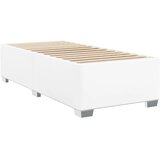  s oprugama i madracem bijeli 90 x 200 cm od umjetne kože | shoptok.hr