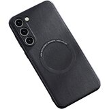 INORCO Za Samsung Galaxy S23+, združljiv s polnilnikom MagSafe, hrbtni pokrov telefona, prevlečen s PU usnjem TPU+PC, (22036553) Cene