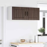  Ormar za Zid LUCCA 2 pcs Smeđi hrast 50 x 31 x 40 cm | Eponuda.com