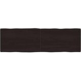 Stolna ploča tamnosmeđa 200x60x(2-6) cm obrađena hrastovina | shoptok.hr