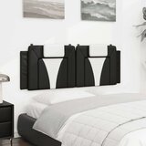vidaXL Vzglavna stranica črna in bela 152 cm umetno usnje, (21112443) | Shoptok.si