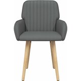  Trpezarijske stolice 2 pcs Tkanina Tamnosiva | Eponuda.com
