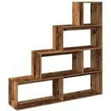  Pregrada/regal za knjige 4 razina 143,5x29x143,5cm drveni | shoptok.hr