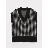 LC Waikiki V-Neck Patterned Oversized Women&#039;s Knitwear Sweater cijene