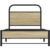 vidaXL Okvir kreveta bez madraca boja hrasta sonome 75 x 190 cm drveni | shoptok.hr