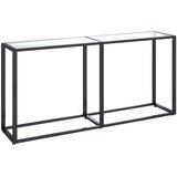  Konzolni stol prozirni 160 x 35 x 75,5 cm od kaljenog stakla | shoptok.hr