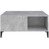  Stolić za kavu boja betona 80 x 80 x 36,5 cm konstruirano drvo Siva | shoptok.hr