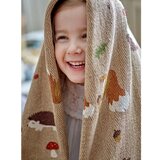 Bloomingville Mini Rjava otroška odeja 130x160 cm Fall – | Shoptok.si