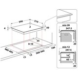 Whirlpool WL S5360 BF/W vgradna indukcijska kuhalna plošča | Shoptok.si