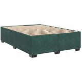  Box spring postelja z vzmetnico temno zelena 140x200 cm žamet, (21310469) | Shoptok.si
