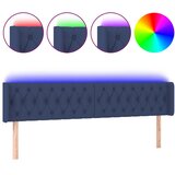  LED uzglavlje plavo 183x16x78/88 cm od tkanine | shoptok.hr