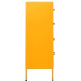  Ladičar boja senfa 80 x 35 x 101,5 cm čelični | shoptok.hr