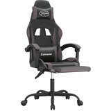  Vrtljiv gaming stol z oporo za noge črno in zeleno um. usnje, (21378626) | Shoptok.si