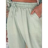DStreet Spodnie damskie wide leg MILLIVIO zielone | Shoptok.si
