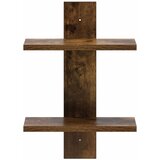  Zidna polica Dimljeni hrast 30 x 13.5 x 43 cm Prerađeno drvo | shoptok.hr