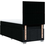 vidaXL Box spring postelja z vzmetnico črna 100x200 cm blago | Shoptok.si